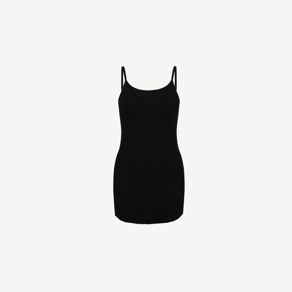 Emi Mini Slip Dress: Sumi