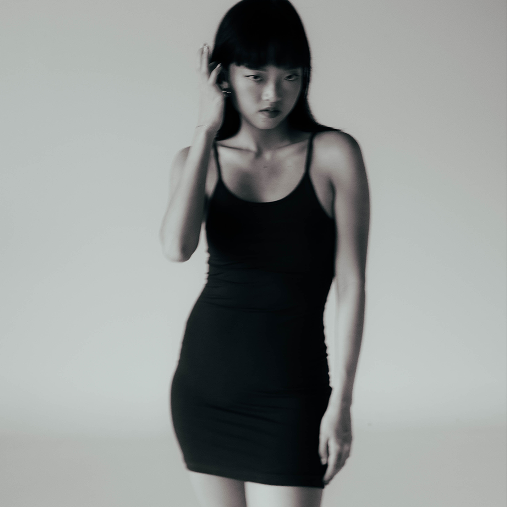 Emi Mini Slip Dress: Sumi