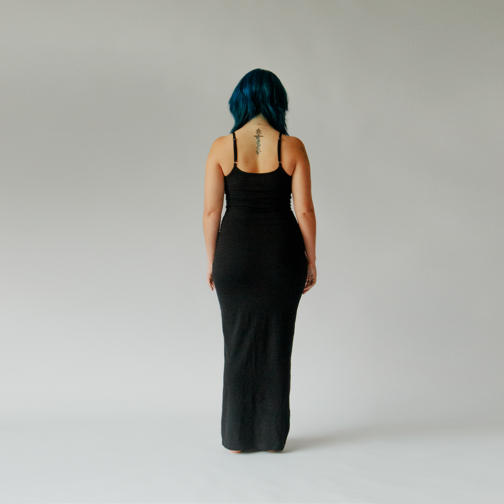 Naoki Maxi Slip Dress: Sumi