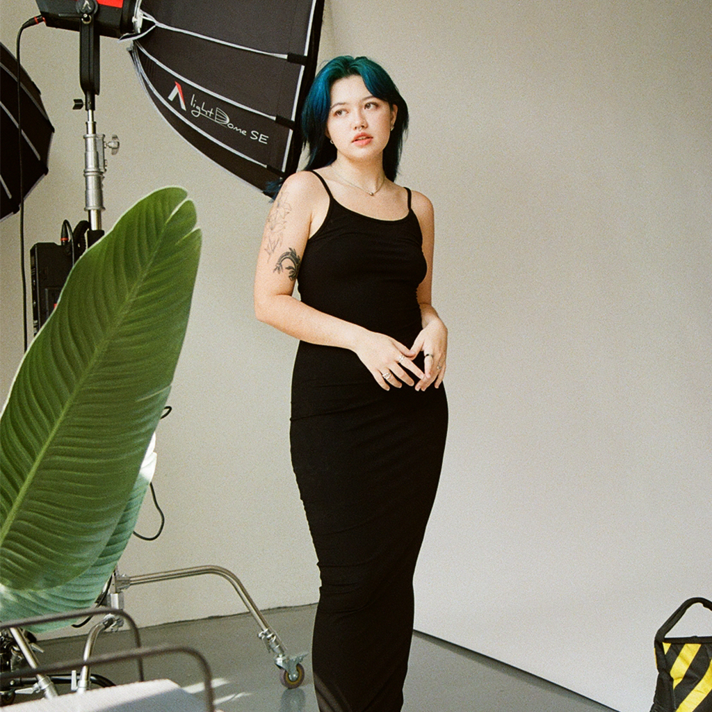 Naoki Maxi Slip Dress: Sumi