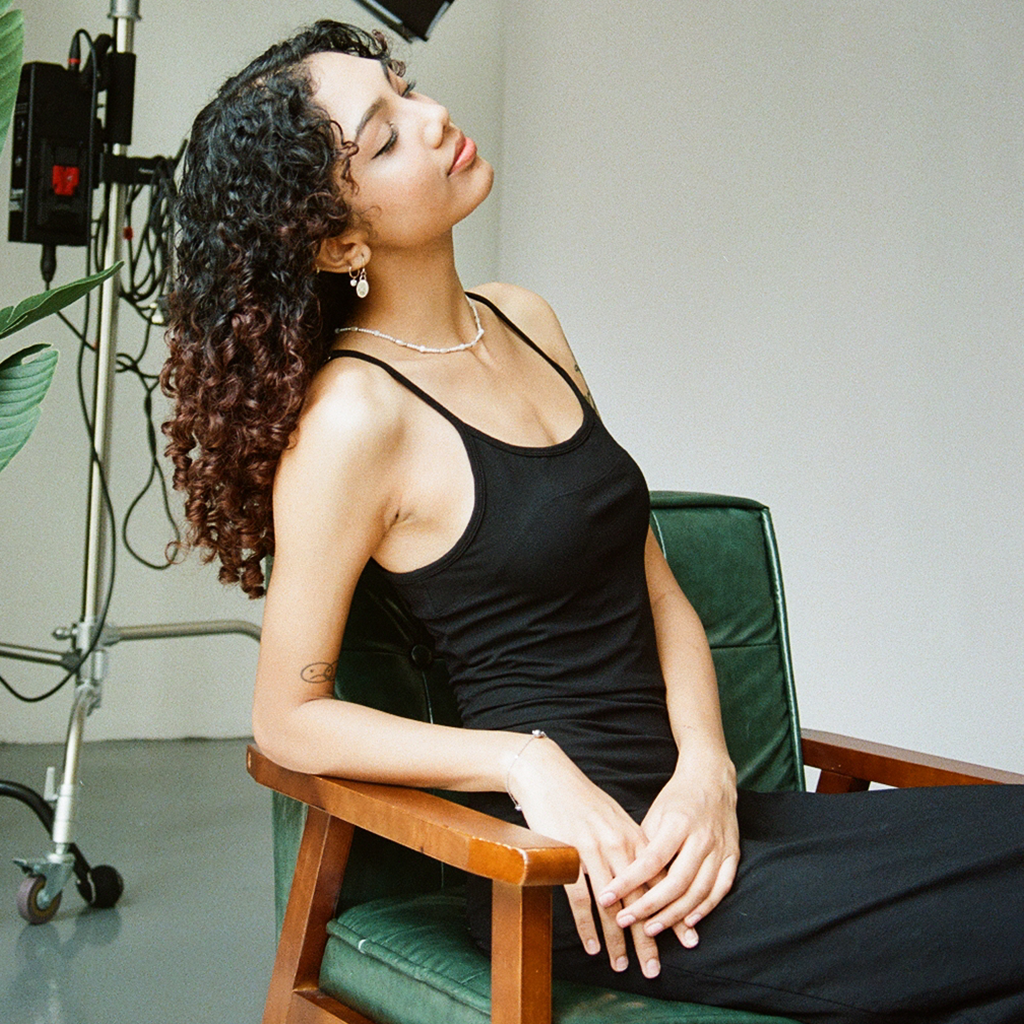 Naoki Maxi Slip Dress: Sumi
